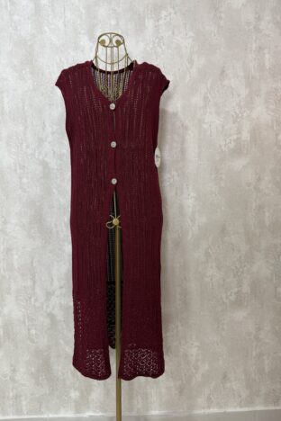 Rebecón hilo burdeos