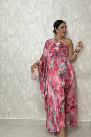 Vestido acuarela rosa