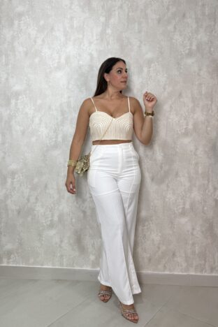 Conjunto caracola blanco