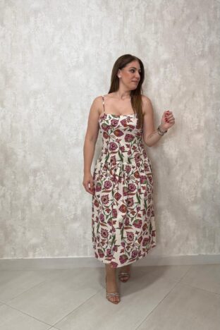 Vestido años 20 beige