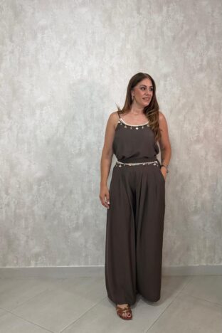 Conjunto conchitas marrón