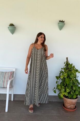 Vestido maya verde