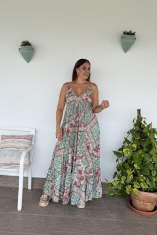 VESTIDO INDIA VERDE