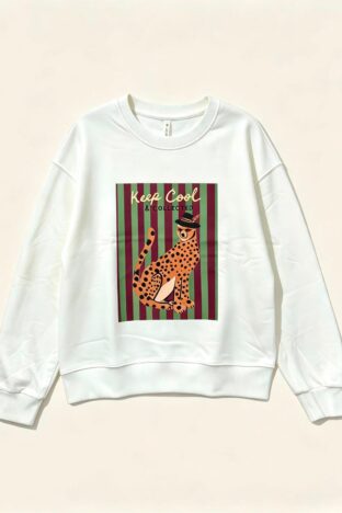 Sudadera rayas verde