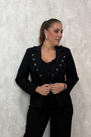 Chaqueta rayas diplomaticas