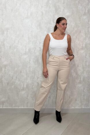 Pantalón barre beis